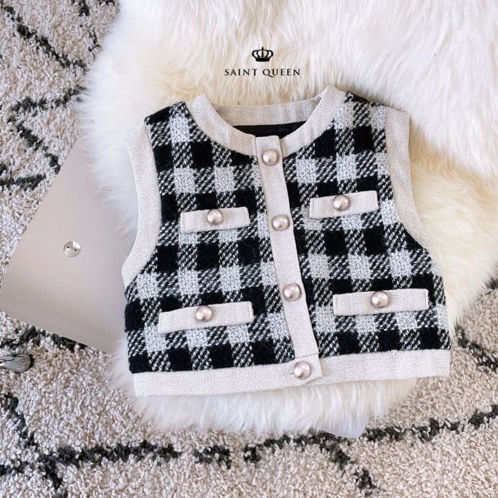 SAINT QUEEN - Korean Children Fashion - #Kfashion4kids - Twid Vest - 2