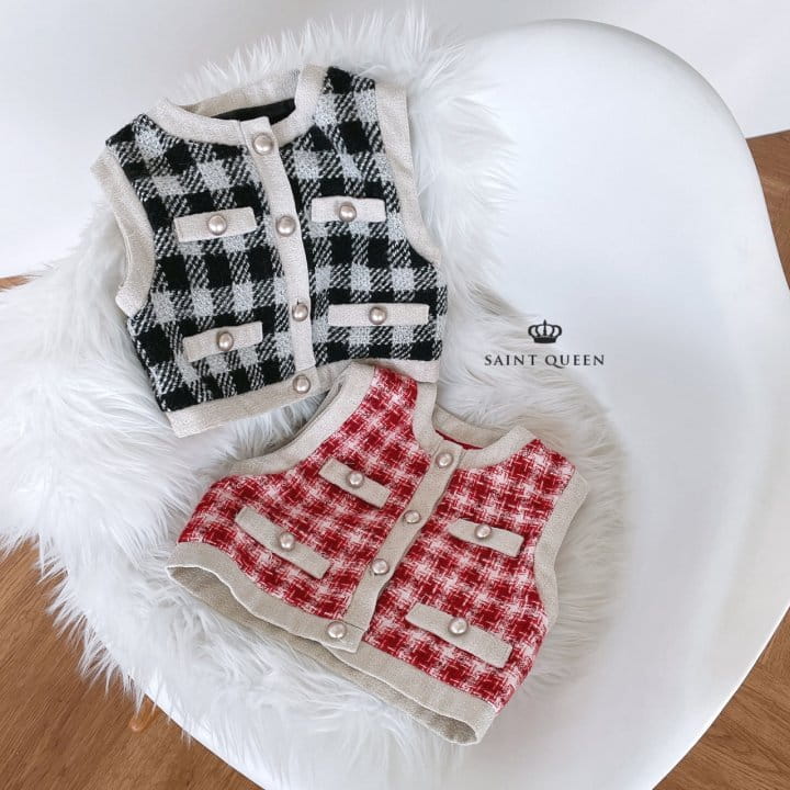 SAINT QUEEN - Korean Children Fashion - #Kfashion4kids - Twid Vest - 3