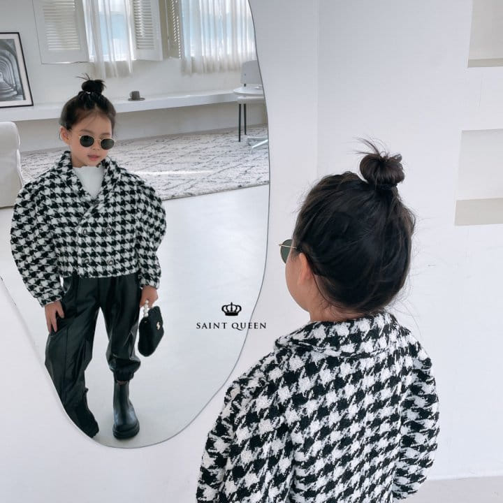 SAINT QUEEN - Korean Children Fashion - #Kfashion4kids - Leather Jogger Pants - 8