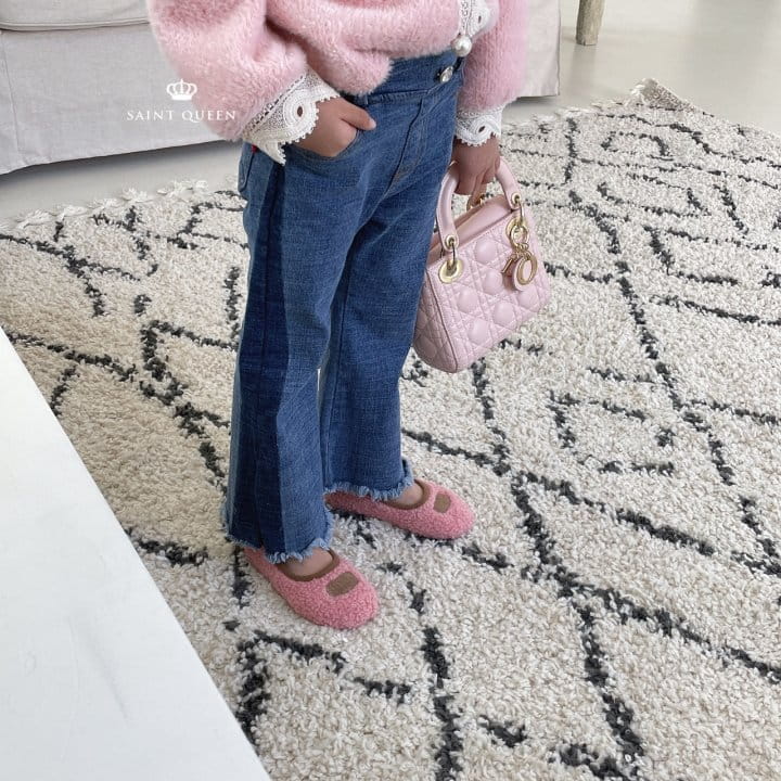 SAINT QUEEN - Korean Children Fashion - #Kfashion4kids - Two Tone Bootscut Pants - 5