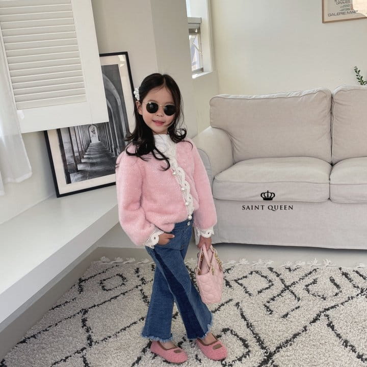SAINT QUEEN - Korean Children Fashion - #Kfashion4kids - Two Tone Bootscut Pants - 7