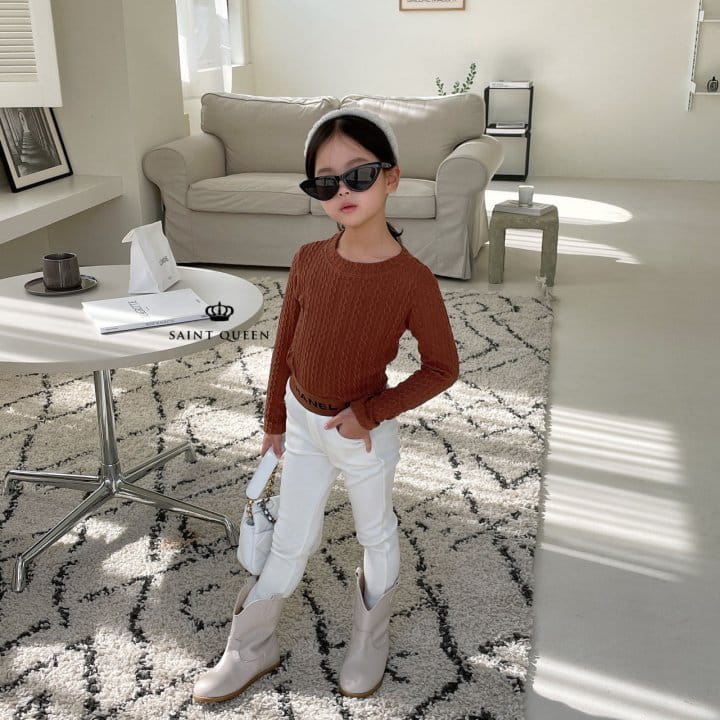 SAINT QUEEN - Korean Children Fashion - #Kfashion4kids - Twist Round Tee - 11