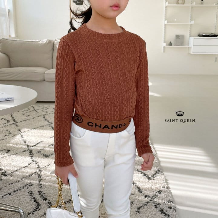 SAINT QUEEN - Korean Children Fashion - #Kfashion4kids - Twist Round Tee - 12