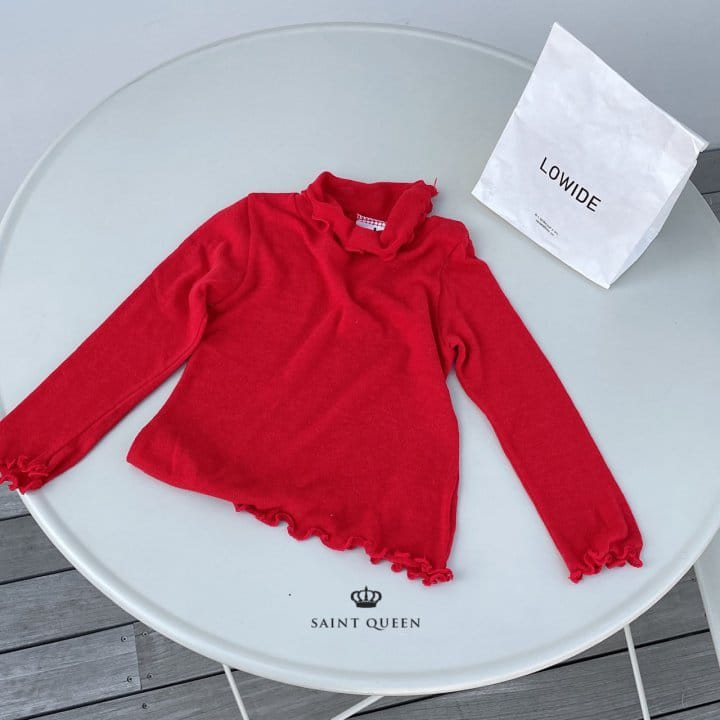 SAINT QUEEN - Korean Children Fashion - #Kfashion4kids - Color Paper Turtleneck Tee