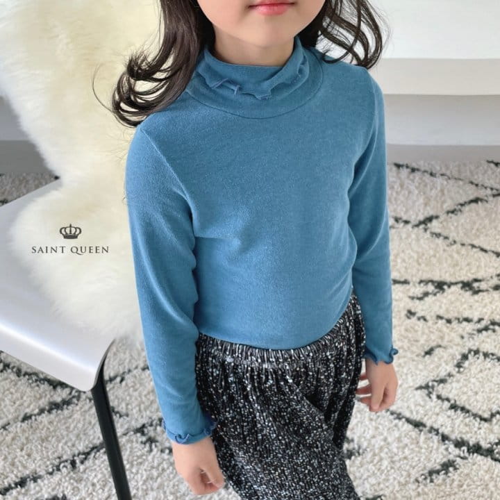 SAINT QUEEN - Korean Children Fashion - #Kfashion4kids - Color Paper Turtleneck Tee - 12