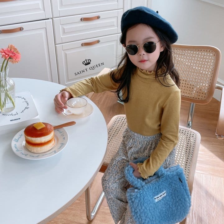 SAINT QUEEN - Korean Children Fashion - #Kfashion4kids - Color Paper Turtleneck Tee - 6