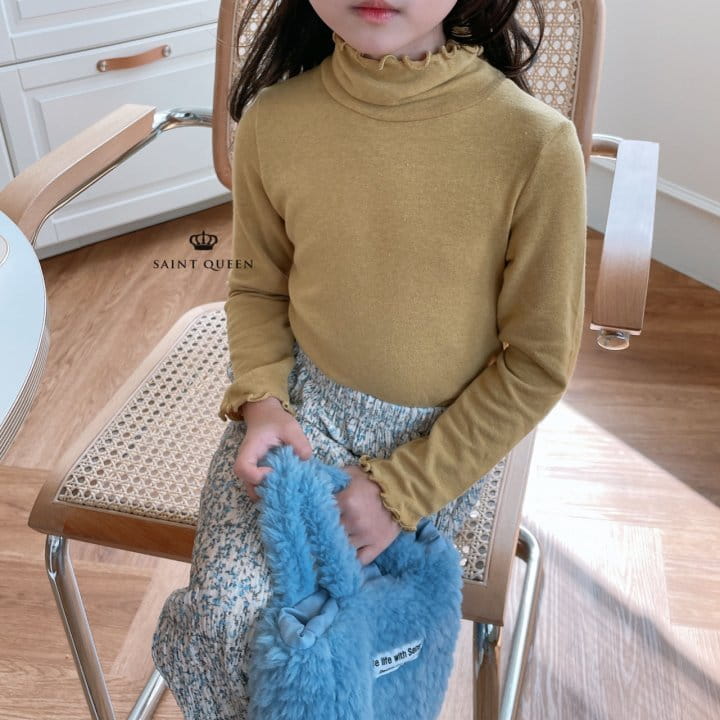 SAINT QUEEN - Korean Children Fashion - #Kfashion4kids - Color Paper Turtleneck Tee - 7