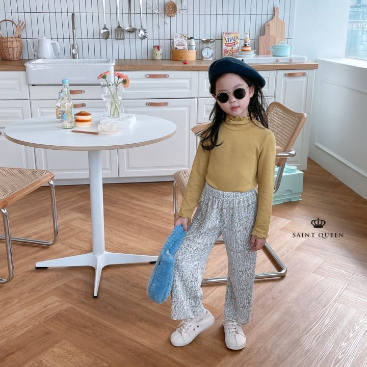 SAINT QUEEN - Korean Children Fashion - #Kfashion4kids - Color Paper Turtleneck Tee - 9