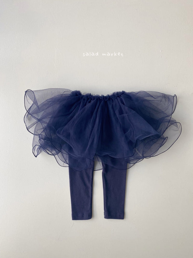 SALAD MARKET - Korean Children Fashion - #Kfashion4kids - Darling Tutu Skirt Leggings - 4