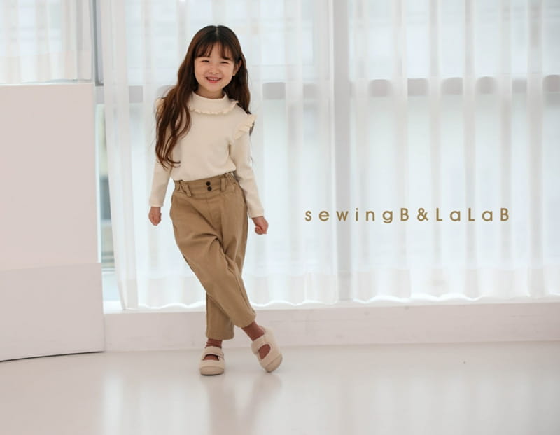 SEWING-B - Korean Children Fashion - #Kfashion4kids - Frill Turtleneck Tee - 2