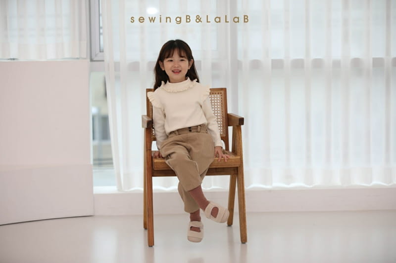 SEWING-B - Korean Children Fashion - #Kfashion4kids - Frill Turtleneck Tee - 3
