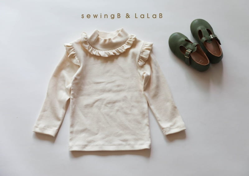 SEWING-B - Korean Children Fashion - #Kfashion4kids - Frill Turtleneck Tee - 4