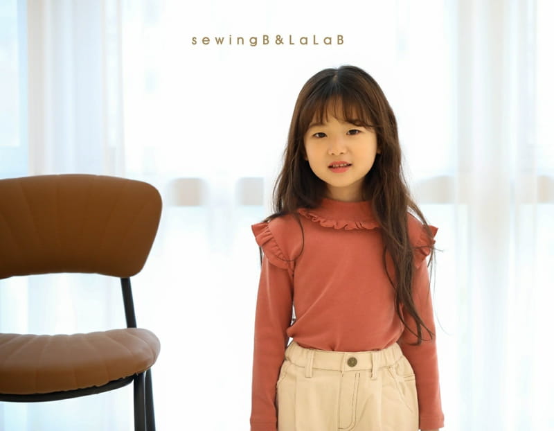 SEWING-B - Korean Children Fashion - #Kfashion4kids - Frill Turtleneck Tee - 5