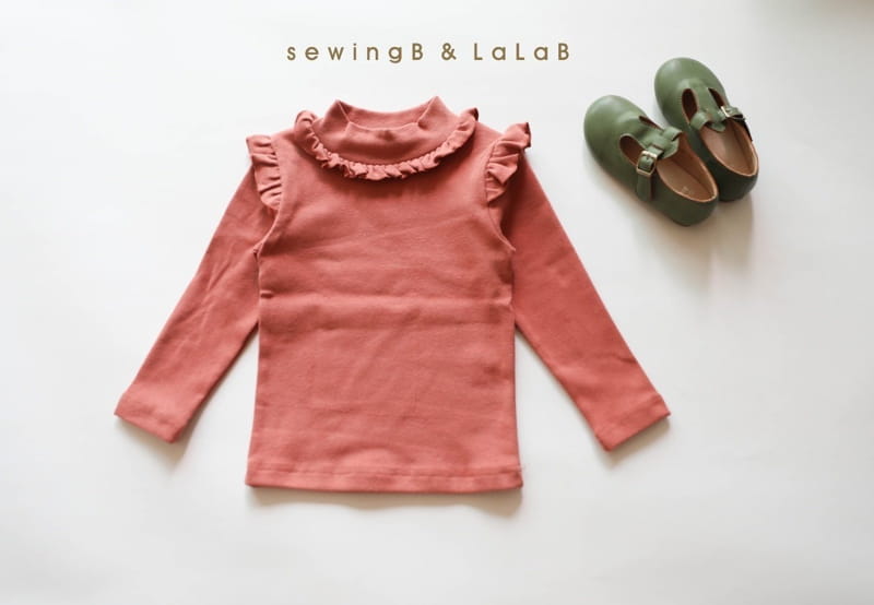 SEWING-B - Korean Children Fashion - #Kfashion4kids - Frill Turtleneck Tee - 8