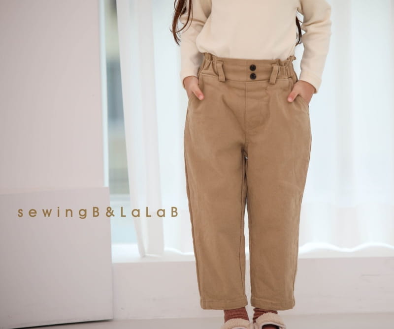 SEWING-B - Korean Children Fashion - #Kfashion4kids - Shirring Span Pants - 3