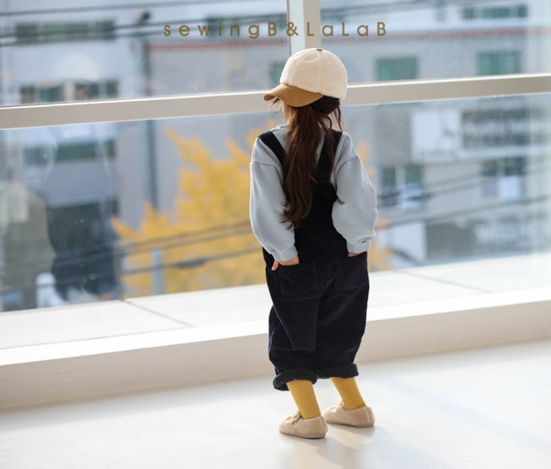 SEWING-B - Korean Children Fashion - #Kfashion4kids - Rib Dungarees Pants - 11