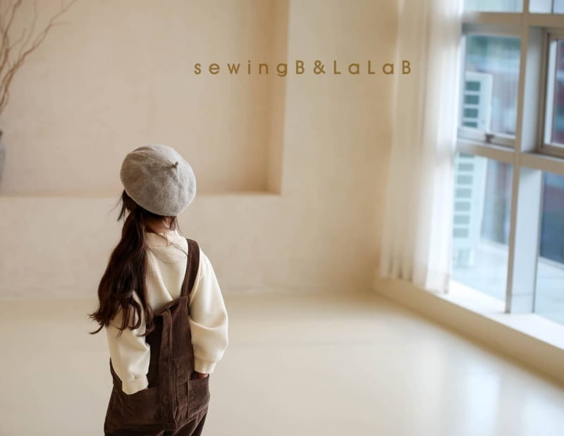 SEWING-B - Korean Children Fashion - #Kfashion4kids - Rib Dungarees Pants - 6