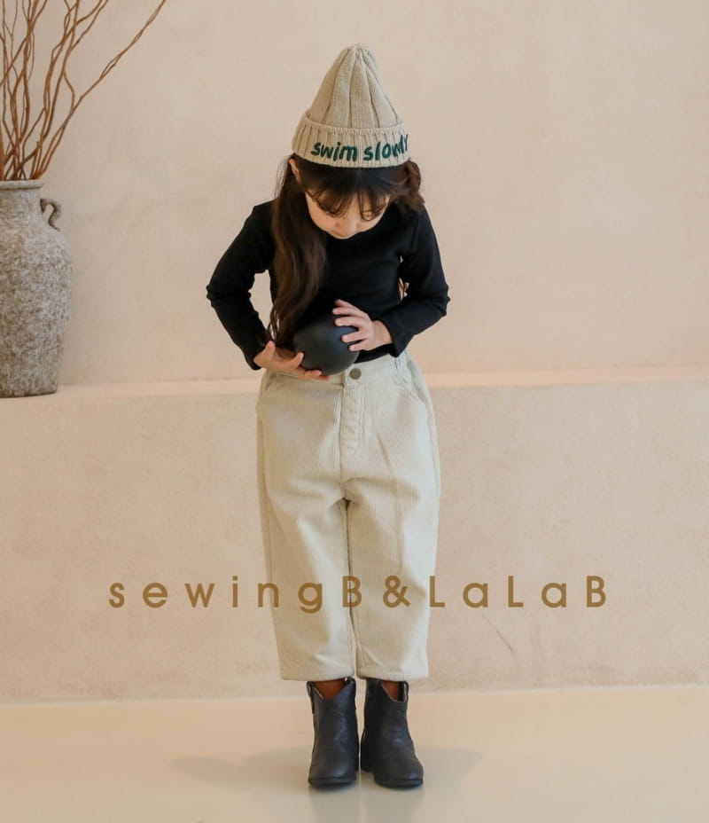 SEWING-B - Korean Children Fashion - #Kfashion4kids - Rib Baggy Pants
