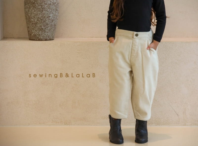 SEWING-B - Korean Children Fashion - #Kfashion4kids - Rib Baggy Pants - 3
