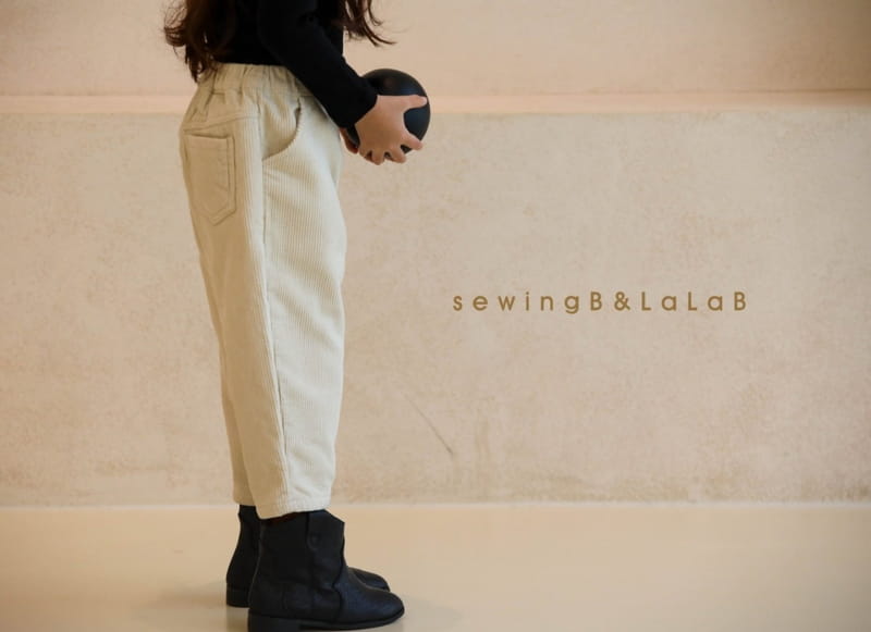 SEWING-B - Korean Children Fashion - #Kfashion4kids - Rib Baggy Pants - 5