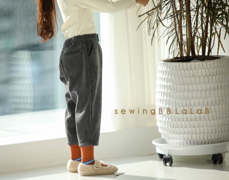 SEWING-B - Korean Children Fashion - #Kfashion4kids - Rib Baggy Pants - 7