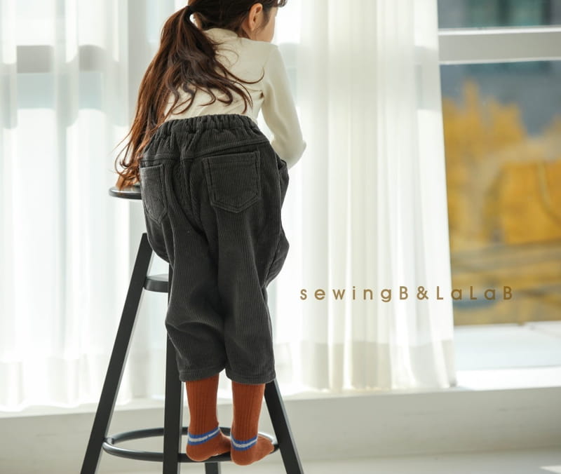 SEWING-B - Korean Children Fashion - #Kfashion4kids - Rib Baggy Pants - 9