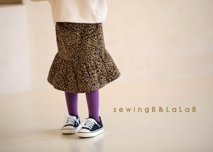 SEWING-B - Korean Children Fashion - #Kfashion4kids - Leopard Cancan Skirt
