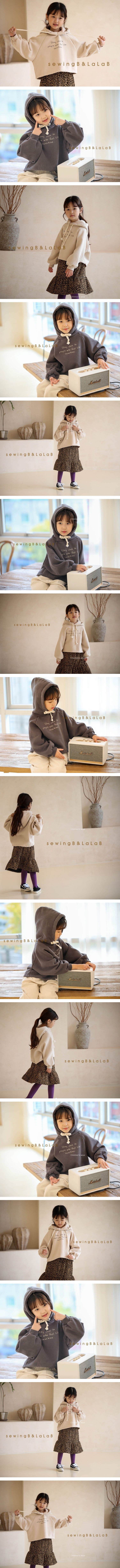 SEWING-B - Korean Children Fashion - #Kfashion4kids - Raglan Shirring Hoody