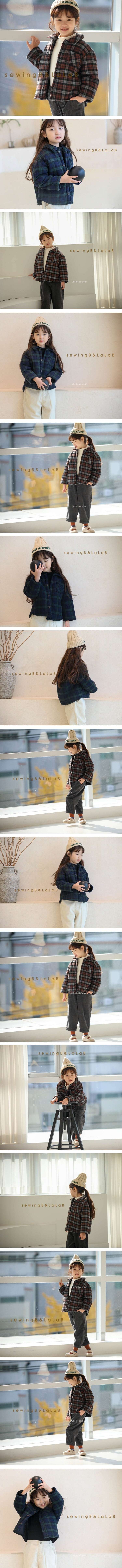 SEWING-B - Korean Children Fashion - #Kfashion4kids - Check Shirt