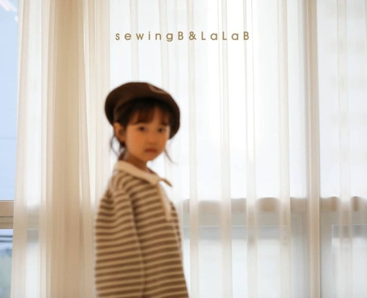 SEWING-B - Korean Children Fashion - #Kfashion4kids - Stripes Long One-piece - 4