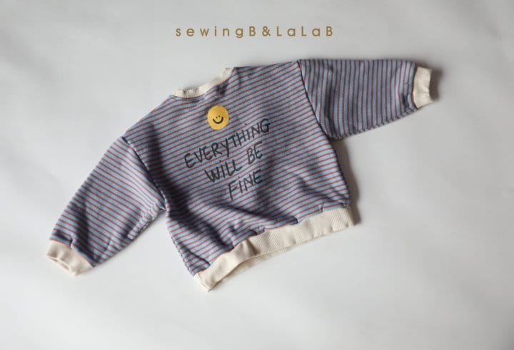 SEWING-B - Korean Children Fashion - #Kfashion4kids - Fleece Stripes Sweatshrit - 3