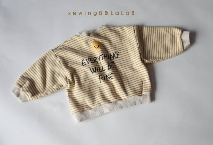 SEWING-B - Korean Children Fashion - #Kfashion4kids - Fleece Stripes Sweatshrit - 5