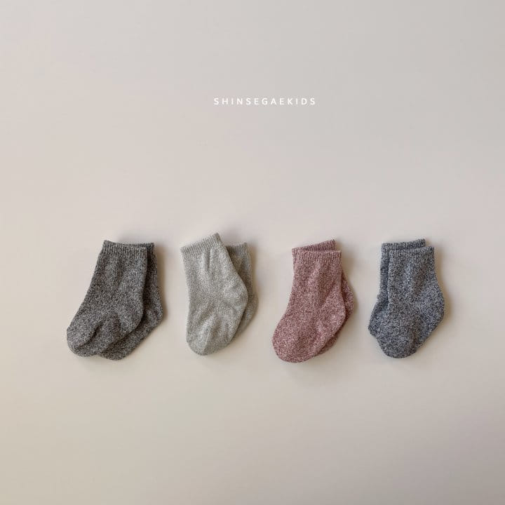 SHINSEAGE KIDS - Korean Children Fashion - #Kfashion4kids - Mellow Socks [set of 4]