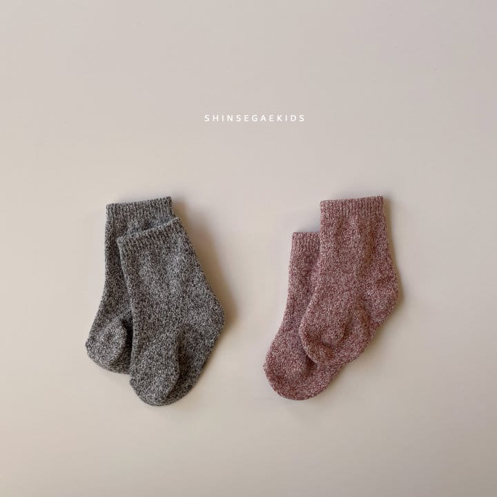 SHINSEAGE KIDS - Korean Children Fashion - #Kfashion4kids - Mellow Socks [set of 4] - 2