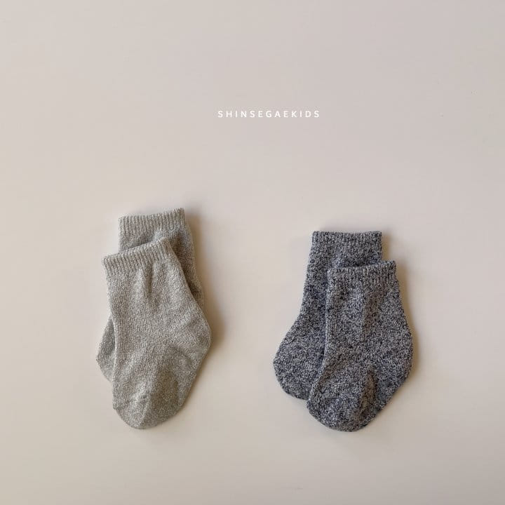 SHINSEAGE KIDS - Korean Children Fashion - #Kfashion4kids - Mellow Socks [set of 4] - 3