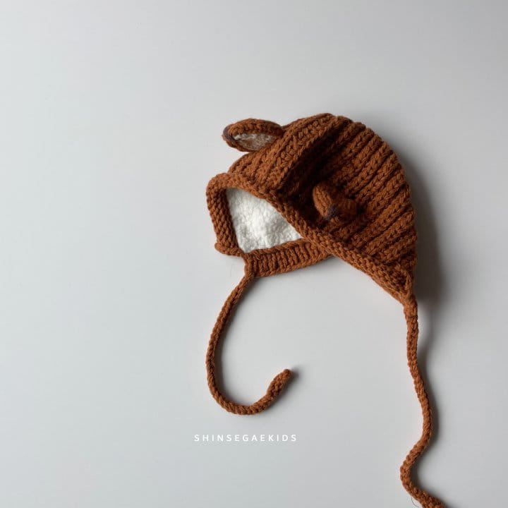 SHINSEAGE KIDS - Korean Children Fashion - #Kfashion4kids - Fox Knit Bonnet