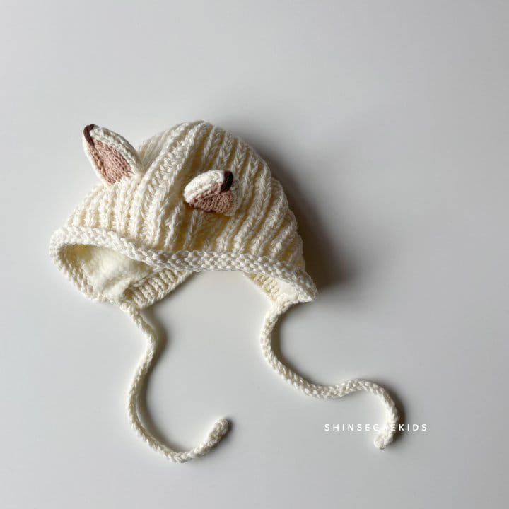 SHINSEAGE KIDS - Korean Children Fashion - #Kfashion4kids - Fox Knit Bonnet - 3