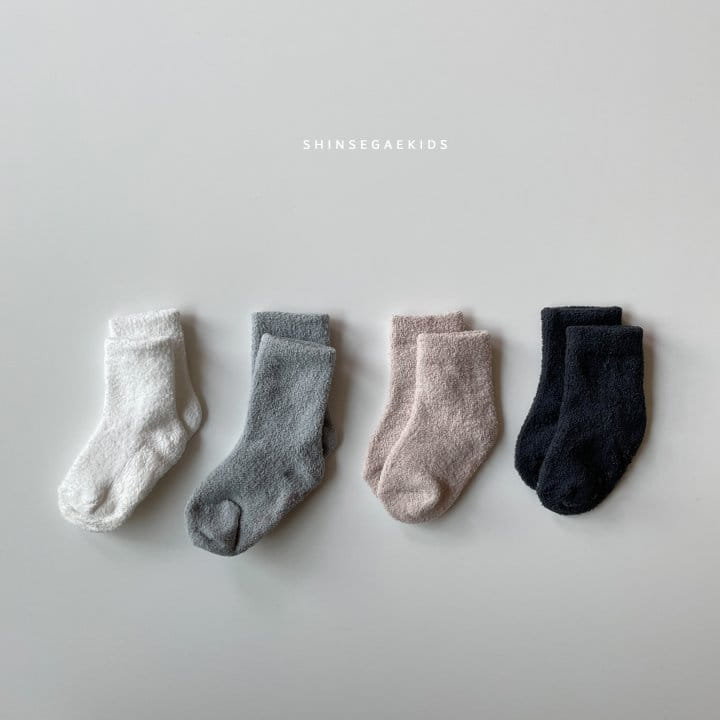 SHINSEAGE KIDS - Korean Children Fashion - #Kfashion4kids - Sleep Socks [set of 4] - 3