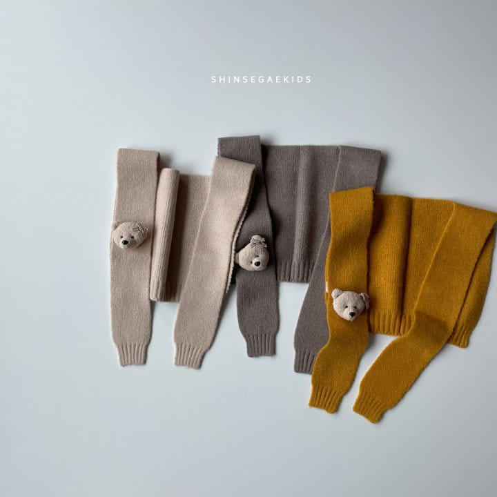 SHINSEAGE KIDS - Korean Children Fashion - #Kfashion4kids - Bear Shawl - 3