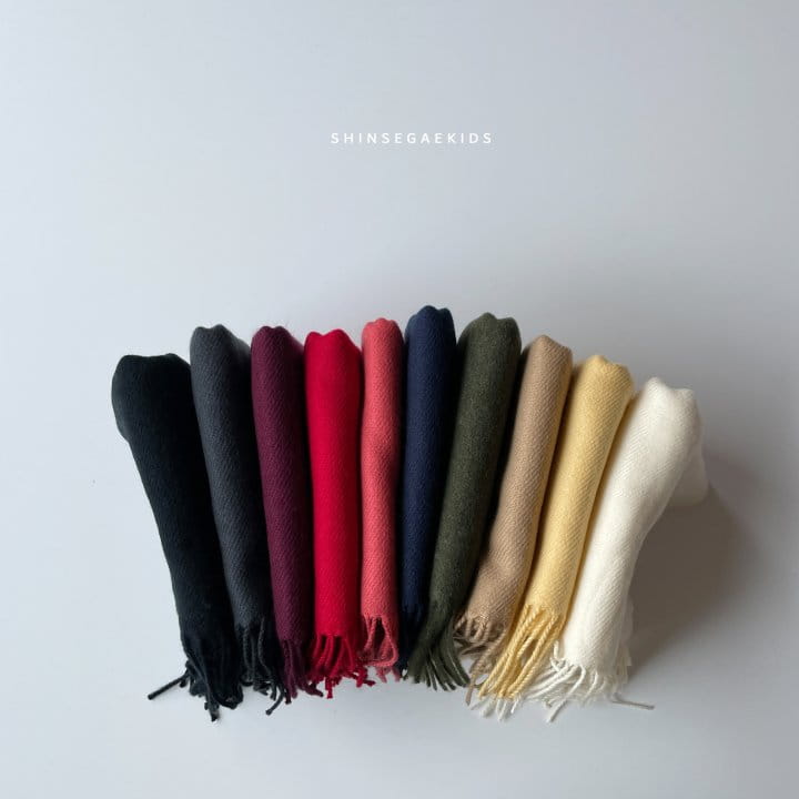 SHINSEAGE KIDS - Korean Children Fashion - #Kfashion4kids - Simple Long Muffler