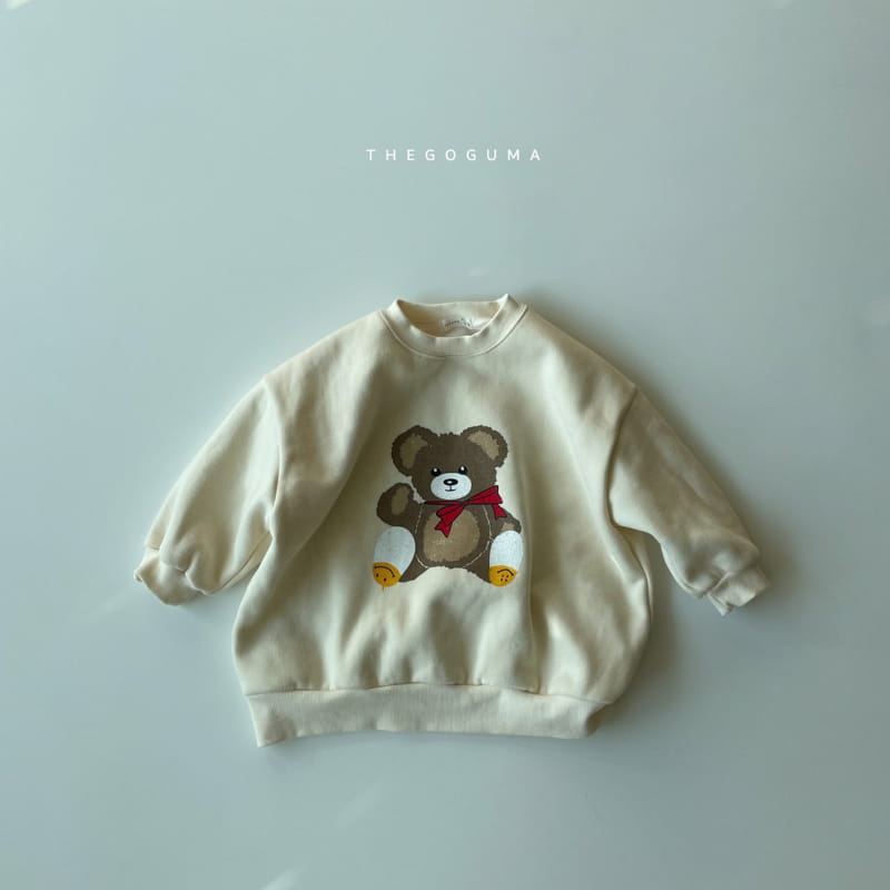 SHINSEAGE KIDS - Korean Children Fashion - #Kfashion4kids - Bear Smile Long Sweatshirt - 11