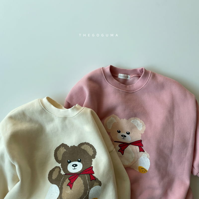 SHINSEAGE KIDS - Korean Children Fashion - #Kfashion4kids - Bear Smile Long Sweatshirt - 12