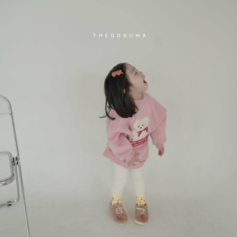 SHINSEAGE KIDS - Korean Children Fashion - #Kfashion4kids - Bear Smile Long Sweatshirt - 2