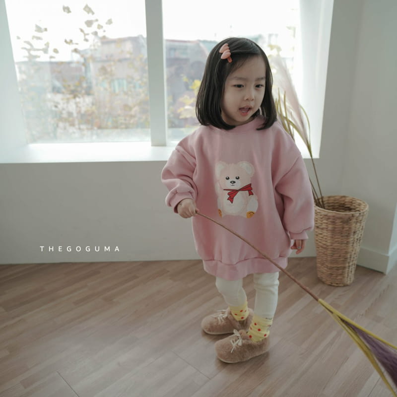 SHINSEAGE KIDS - Korean Children Fashion - #Kfashion4kids - Bear Smile Long Sweatshirt - 3