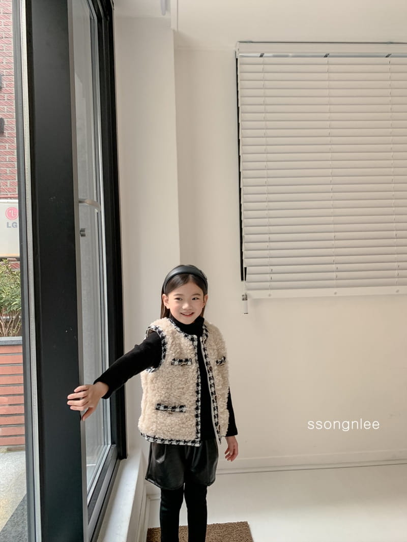 SSONGNLEE - Korean Children Fashion - #Kfashion4kids - Twid Vest Jacket - 10