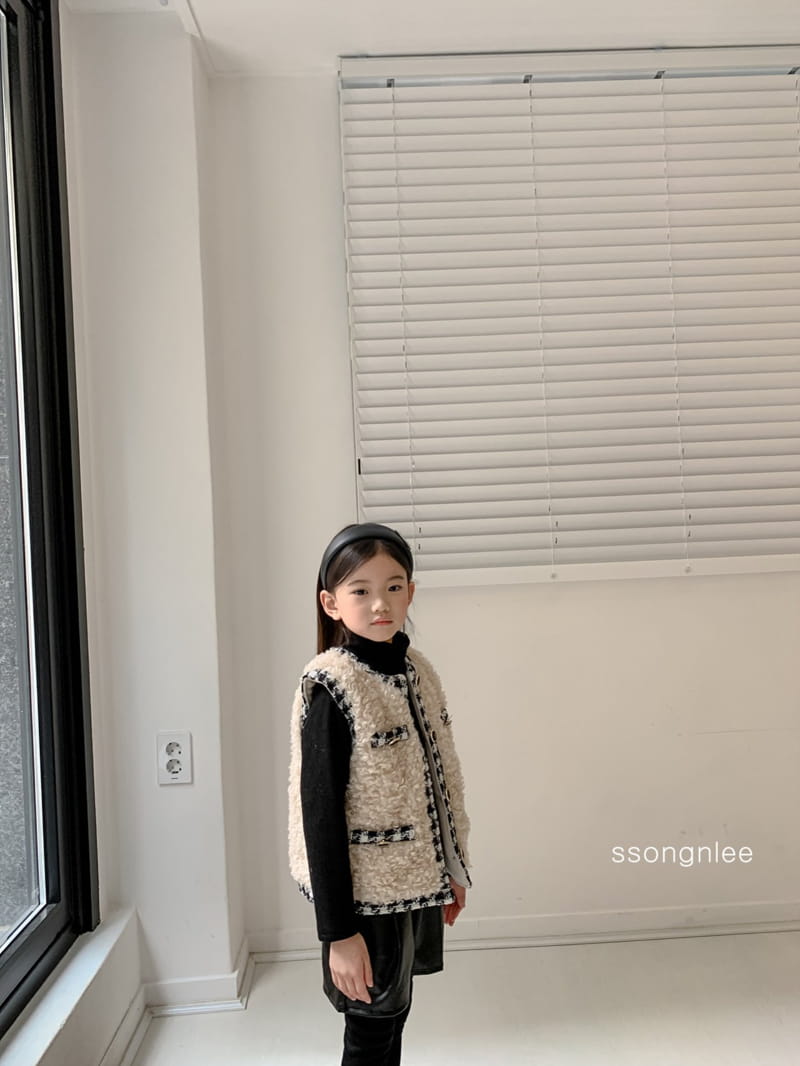 SSONGNLEE - Korean Children Fashion - #Kfashion4kids - Twid Vest Jacket - 11