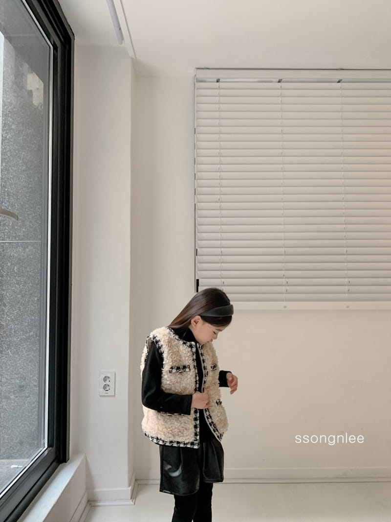 SSONGNLEE - Korean Children Fashion - #Kfashion4kids - Twid Vest Jacket - 12
