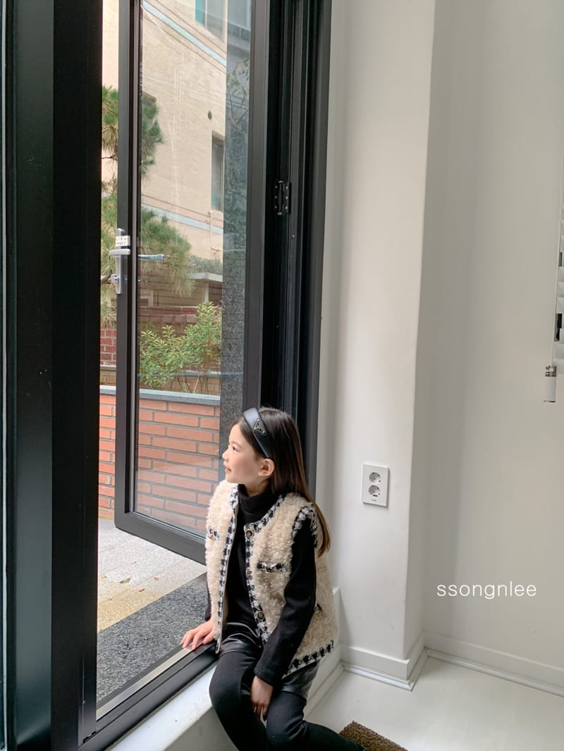 SSONGNLEE - Korean Children Fashion - #Kfashion4kids - Twid Vest Jacket - 2