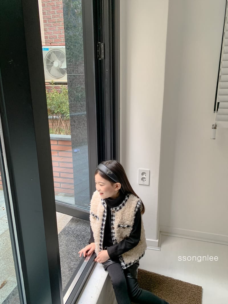 SSONGNLEE - Korean Children Fashion - #Kfashion4kids - Twid Vest Jacket - 3
