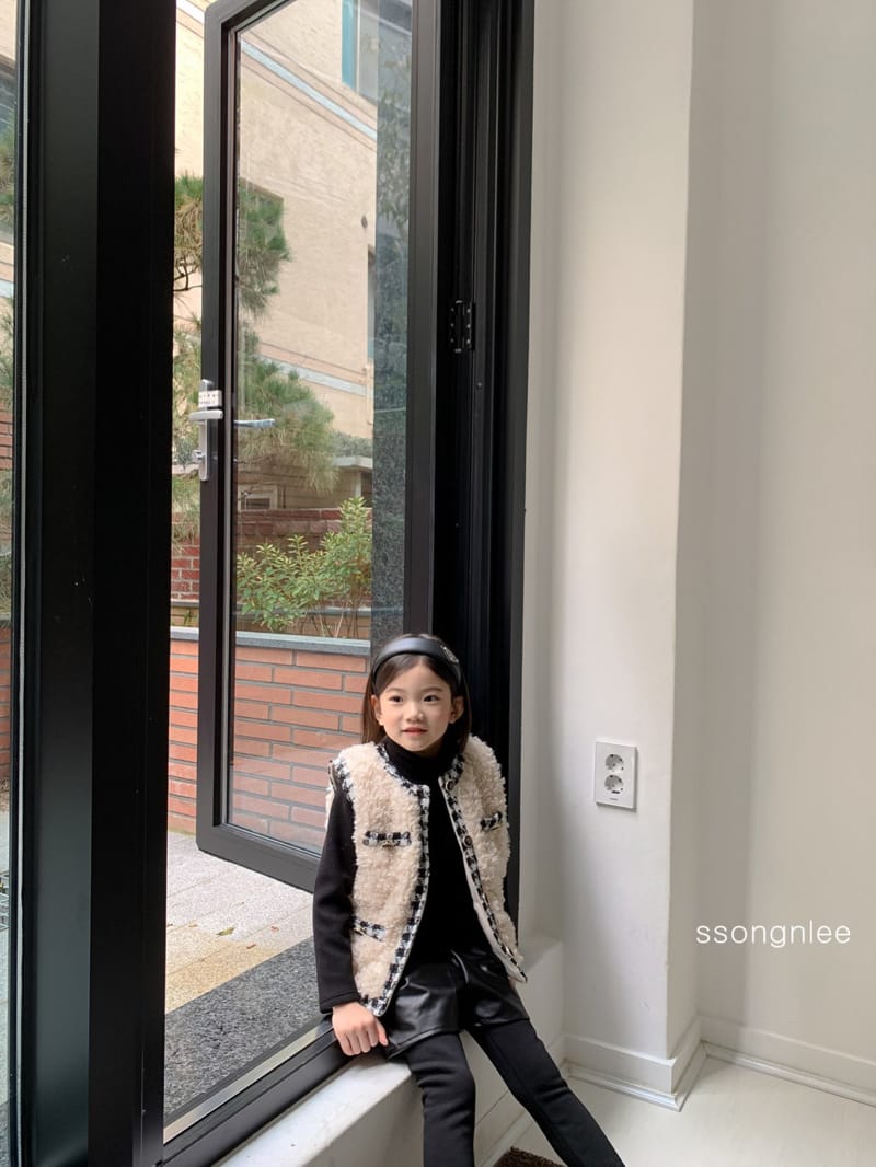 SSONGNLEE - Korean Children Fashion - #Kfashion4kids - Twid Vest Jacket - 6